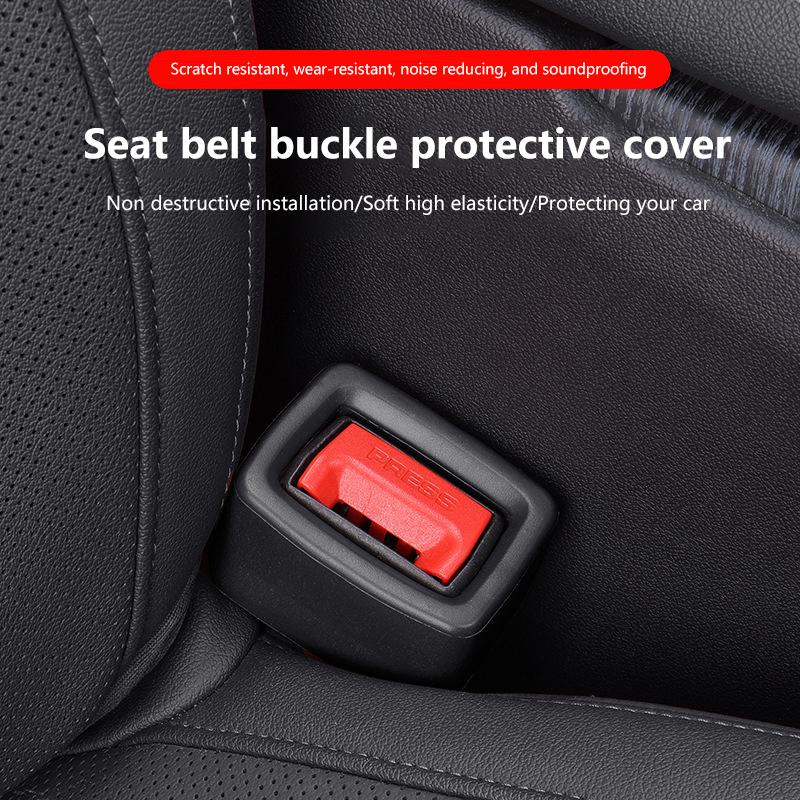 1Pc Car Seat Belt Buckle Cover Anti Scratch Seatbelt Button Protector Seat Belt Protection Cover Car Interior Accessories