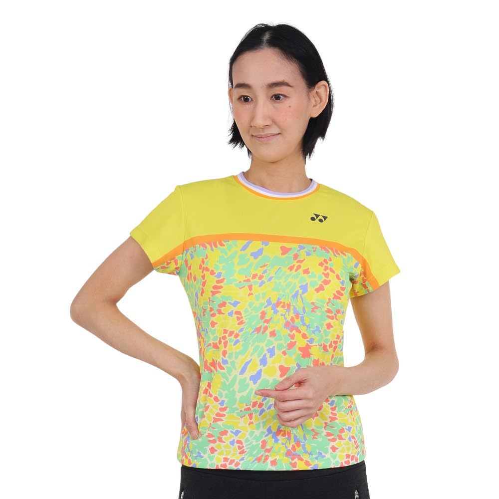 

Short Sleeve Shirt Game Shirt Light Yellow O [YONEX] Women s (279)