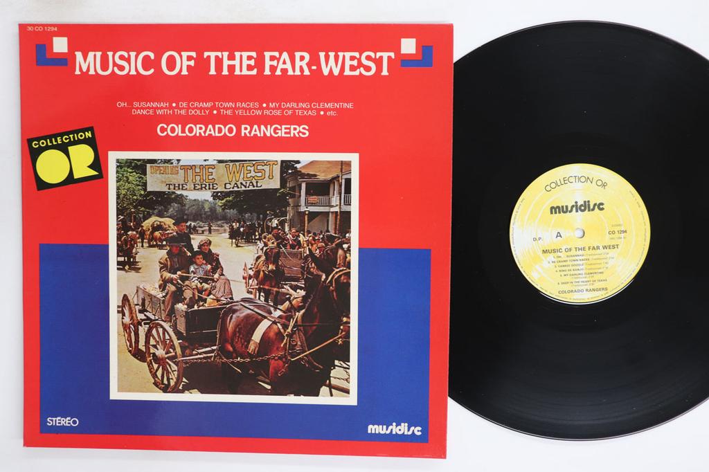LP Record COLORADO RANGERS Music Of The Far West 30CO1294 Musidisc France CountryFolk Used