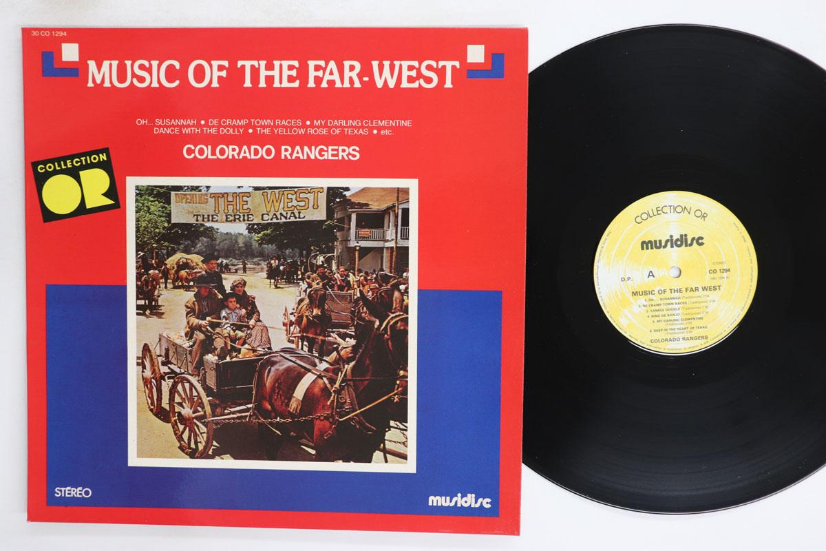 LP Record COLORADO RANGERS  Music Of The Far West 30CO1294 Musidisc France CountryFolk Used