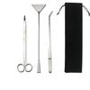 3/4/5Pcs Durable Aquascape Tools Kit Fish Tank Scissor Tweezers Tool  Landscaping Equipment