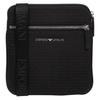 Emporio Armani Logo Zip Closure Nylon Shoulder Crossbody Bag Men Bags Black Y4M425-YQ76E-81073