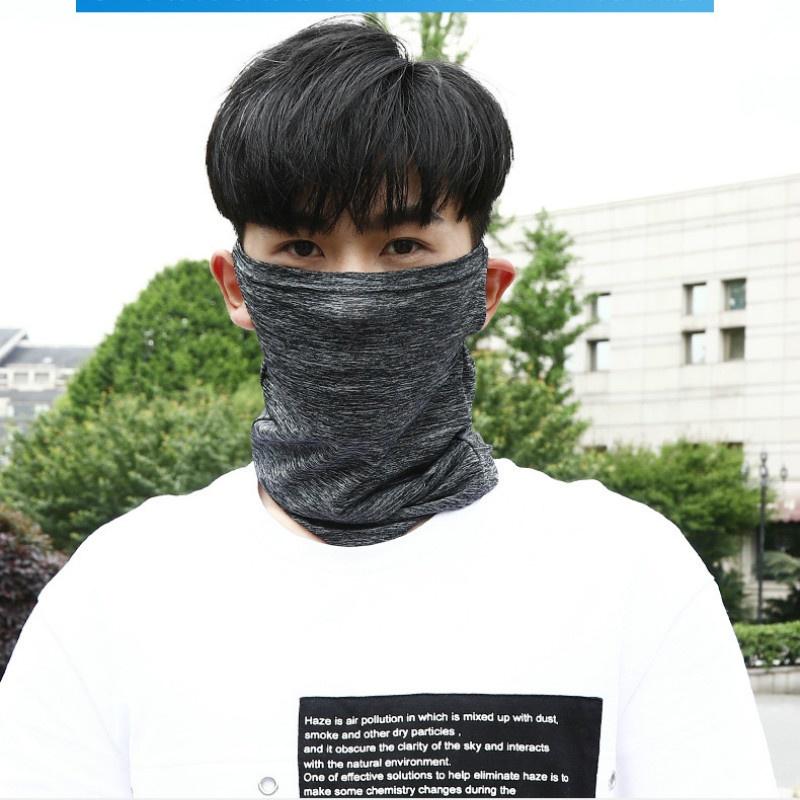 7colors 1Pcs Outdoor Riding Mask Headbands Sunscreen Ice Silk Head Scarf Street Cycling Face Mask Summer