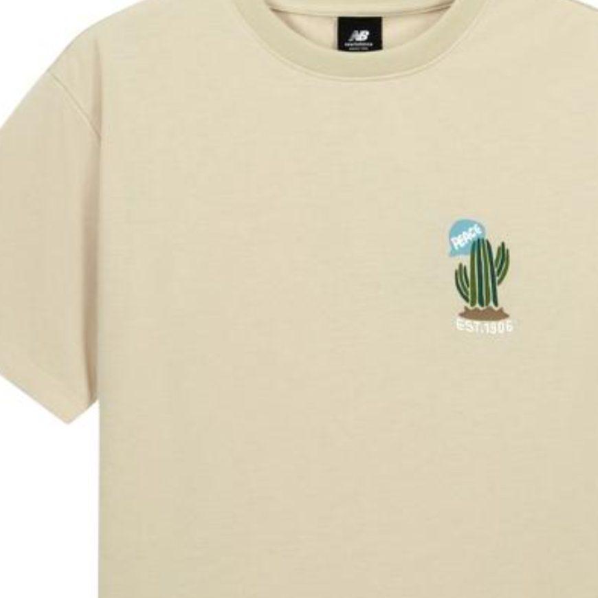 New Balance T Shirt Men's Khaki AMT33356-BE