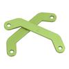 2Pcs Aluminum Alloy Front Rear Bulkhead Tie Bar for Traxxas 110 MAXX 2.0 RC Car Parts Green