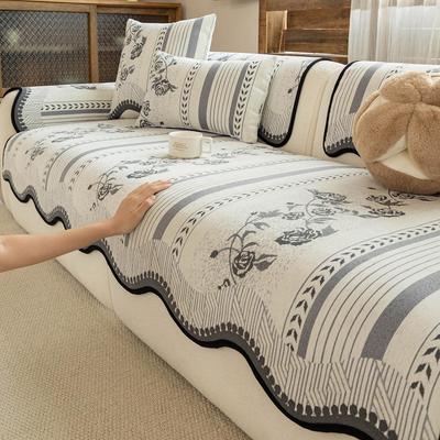 Universal Retro Chenille Non-Slip Sofa Seat Cushion Cover - All-Season, High-End Feel, 2026 Design.