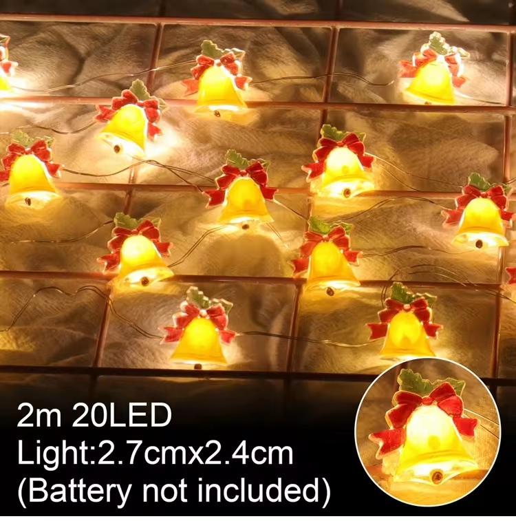Santa Claus LED Light String Merry Christmas Decoration For Home 2025 Cristmas Ornament Xmas Navidad Natal Gifts New Year 2025