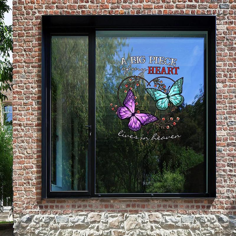 Creative Colorful Butterfly Pattern Car Sticker Car Scratch Masking Sticker Motorcycle Sticker PVC Waterproof Sticker