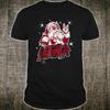 Sleigher Santa Christmas Shirt Gift Family Black Unisex T-shirt All Size