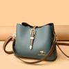Borsa a Tracolla a Secchiello da Donna Multi-strato Elegante