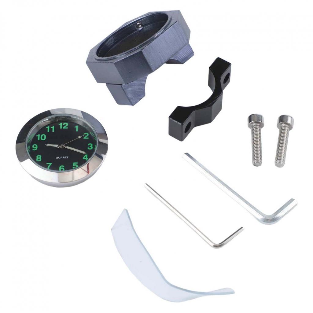 3.3cm Diameter Handlebar Watch Waterproof Motorcycle Clock