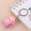Cartoon Key Ring Pendant Mini Size 10 Staples Binding Tools Mini Stapler Stapler Key Chain Stapler