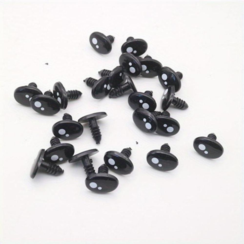 100Pcs/box Doll Eyes Cartoon Safety Eyes Nose Dolls Toys for Bear Stuffed Toys Animal Puppet Dolls Craft