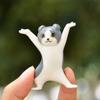 Cartoon Cat Miniatures Hand-made Car Cat Ornaments Funny Cat Pen Holder  Micro Landscape
