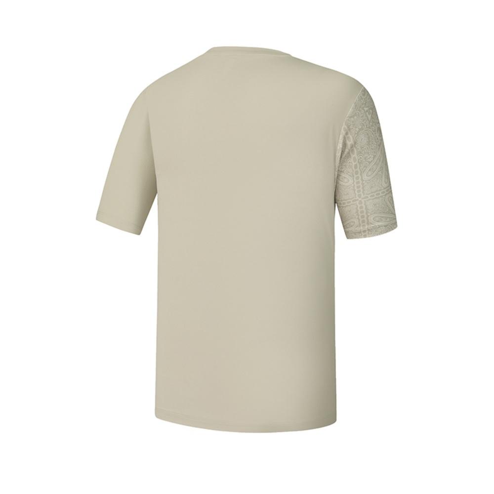 New FILA Explorer T Shirts Men's Oat Khaki DK A11M537117F-DK
