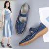 Essentials Mary Womens Sandals Summer Jane Beach Breathable Flat Shoes Closed Toe Casual Soft Walking Sandals