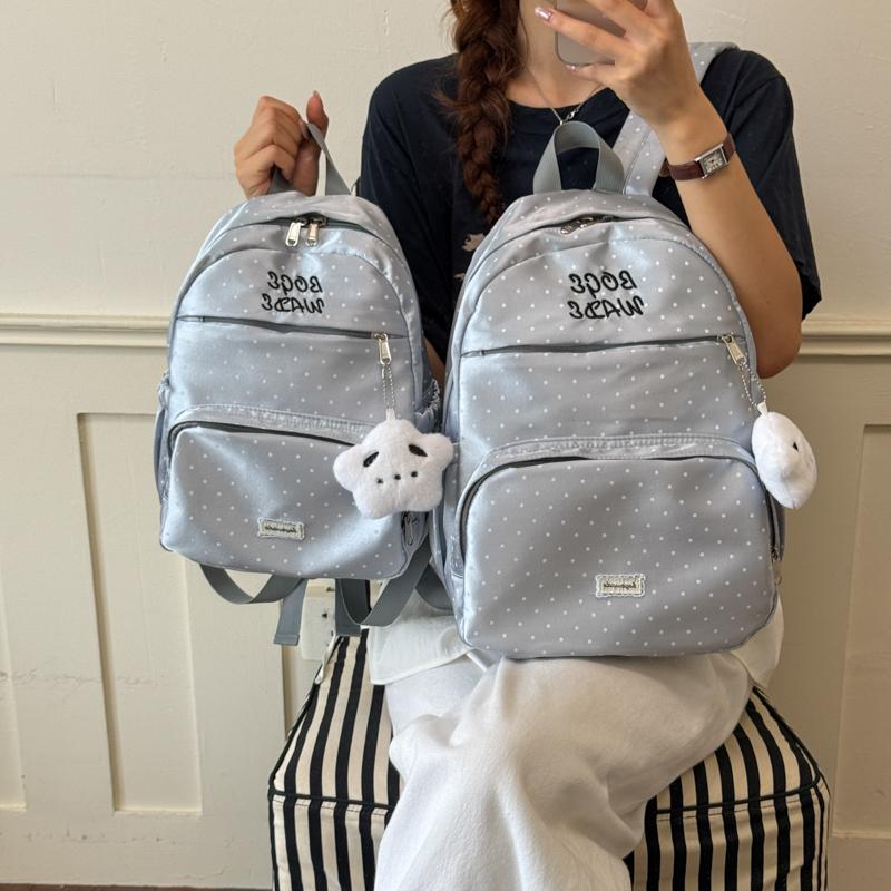 Mochila Escolar Fofa de PU com Bolso Frontal com Zíper Mochila Leve para Meninas Adolescentes Casual Diária para Viagem