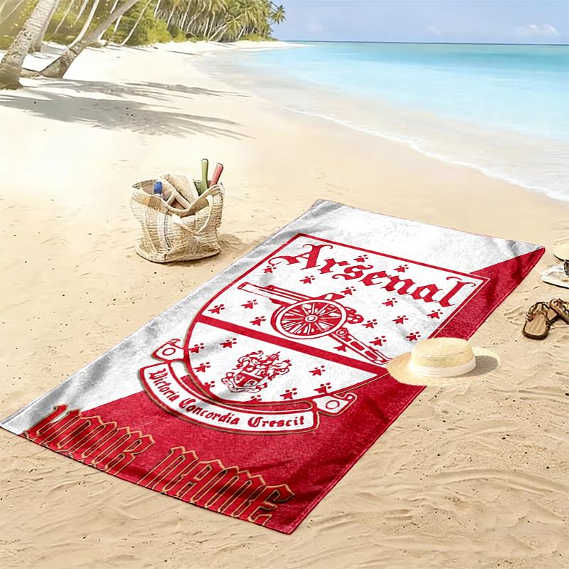 Asciugamano da Spiaggia Personalizzato con Nome Arsenal ARSENAL, Asciugamano Grande Morbido Asciugatura Rapida per Spiaggia Campeggio Nuoto_xia