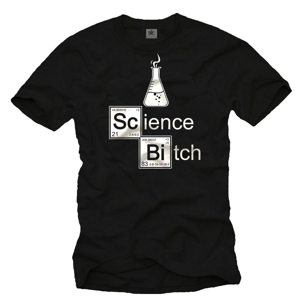 26 Breaking Heisenberg Mens Bad Pinkman T-Shirt - Men s Science Bitch Shirt- Unisex T-Shirt L