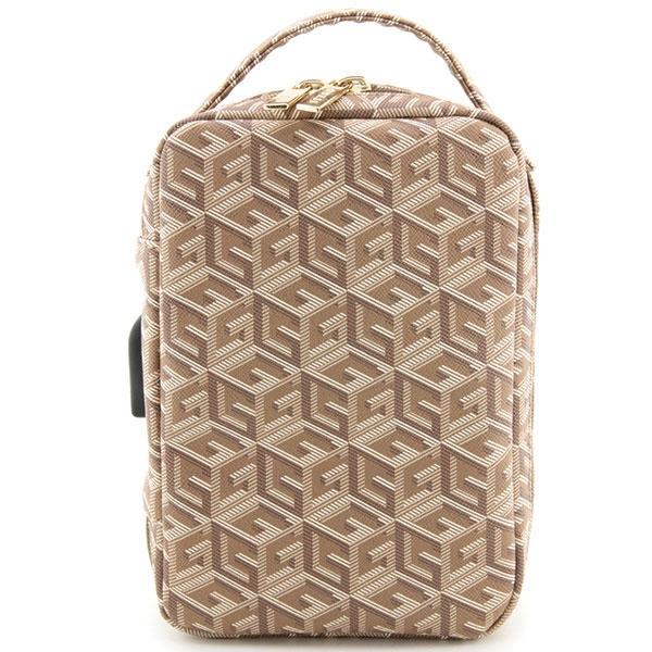 Guess Torba Guhbhgcfsew Organizerbrązowy/Brown Gcube Stripe