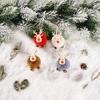 4Pcs Christmas Decoration, Felt Deer Pendant, Multi-colored Elk Pendant, Christmas Tree Pendant, Gifts for Friends and Children
