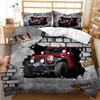 Car Race 3D Duvet Cover Set  King Queen Double Twin Single Size Bed Linen Set