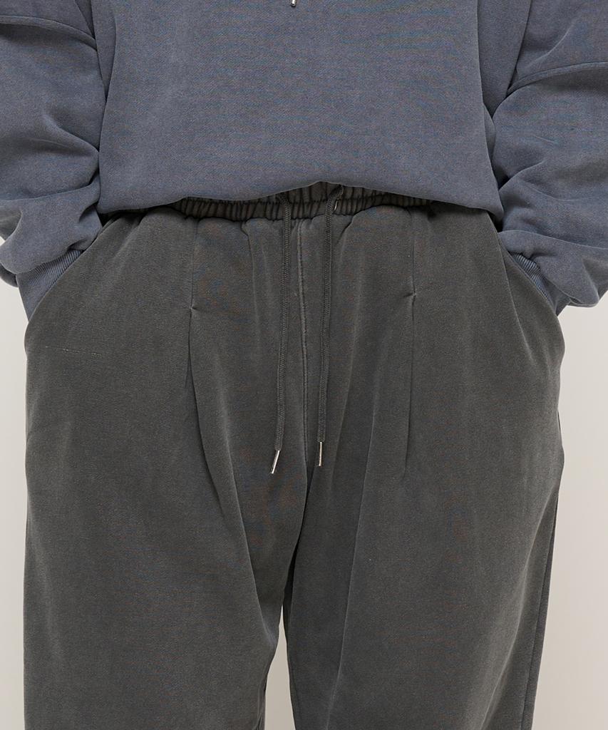CARGOBROS In Pig Brushed Training Wide Straight Pants (Charcoal)