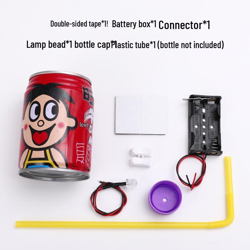 

Маленький набор для научных экспериментов для детей (Возраст 7-14 лет) - Учебные материалы для создания настольной лампы из крышек от бутылок