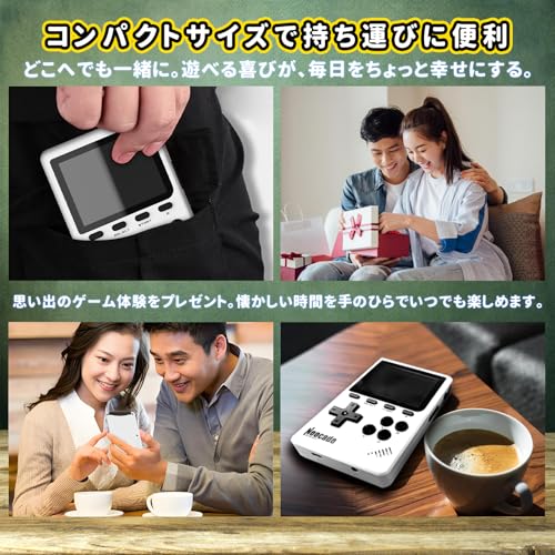 NEOCADE Pocket Retro Game Console for GBA, Portable Game Console, Compatible with GBA Cartridges, Includes 40 Piko Retro Games, 3.0-inch IPS Screen, 3
