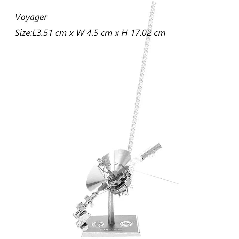 3D Metal Puzzle Ufo Diy Handmade Space Exploration Spacecraft Assembly Model Jigsaw Puzzle Toys For Adult Kids