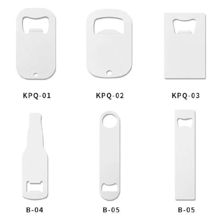 5Pcs Heat Transfer Bottle Openers Customizable Beverage Opener Sublimation Blank Can Opener Multifunctional Kitchen Tool