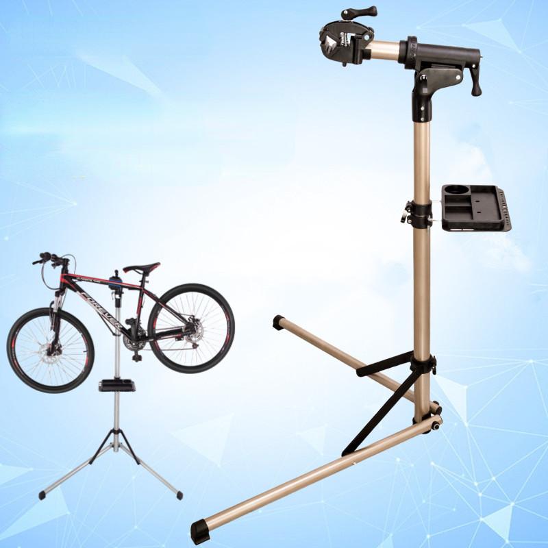 Display Rack Foldable Bicycle Repair Frame Aluminum Alloy Mountain Bike Repair Workbench Household Repair Tool