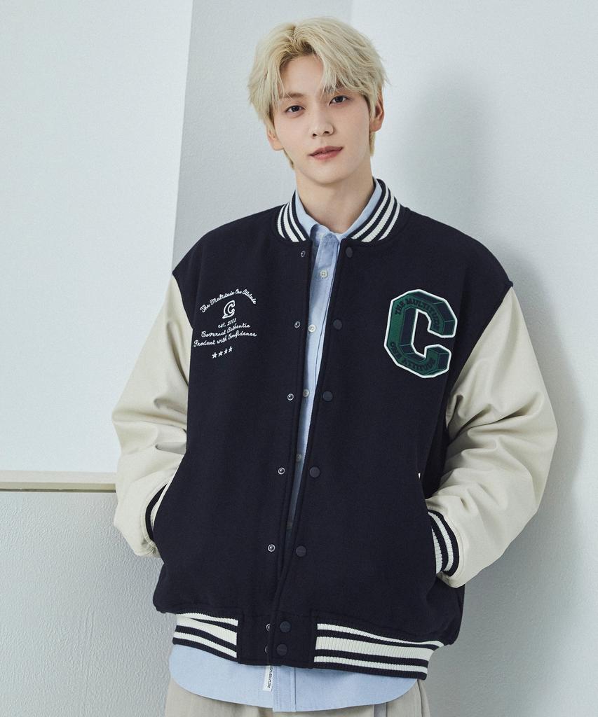 COVERNAT Letterman Wool Varsity Dark Navy