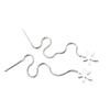 BELLA BOX S925 Sterling Silver Needle Maple Leaf Ear Thread Women's Japanese And Korean Minimalist And Cold Style Earrings