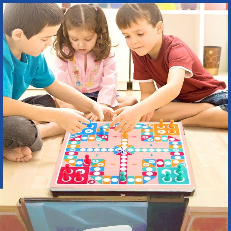 Brangdy 2-in-1 Ludo & Snakes and Ladders Board Game