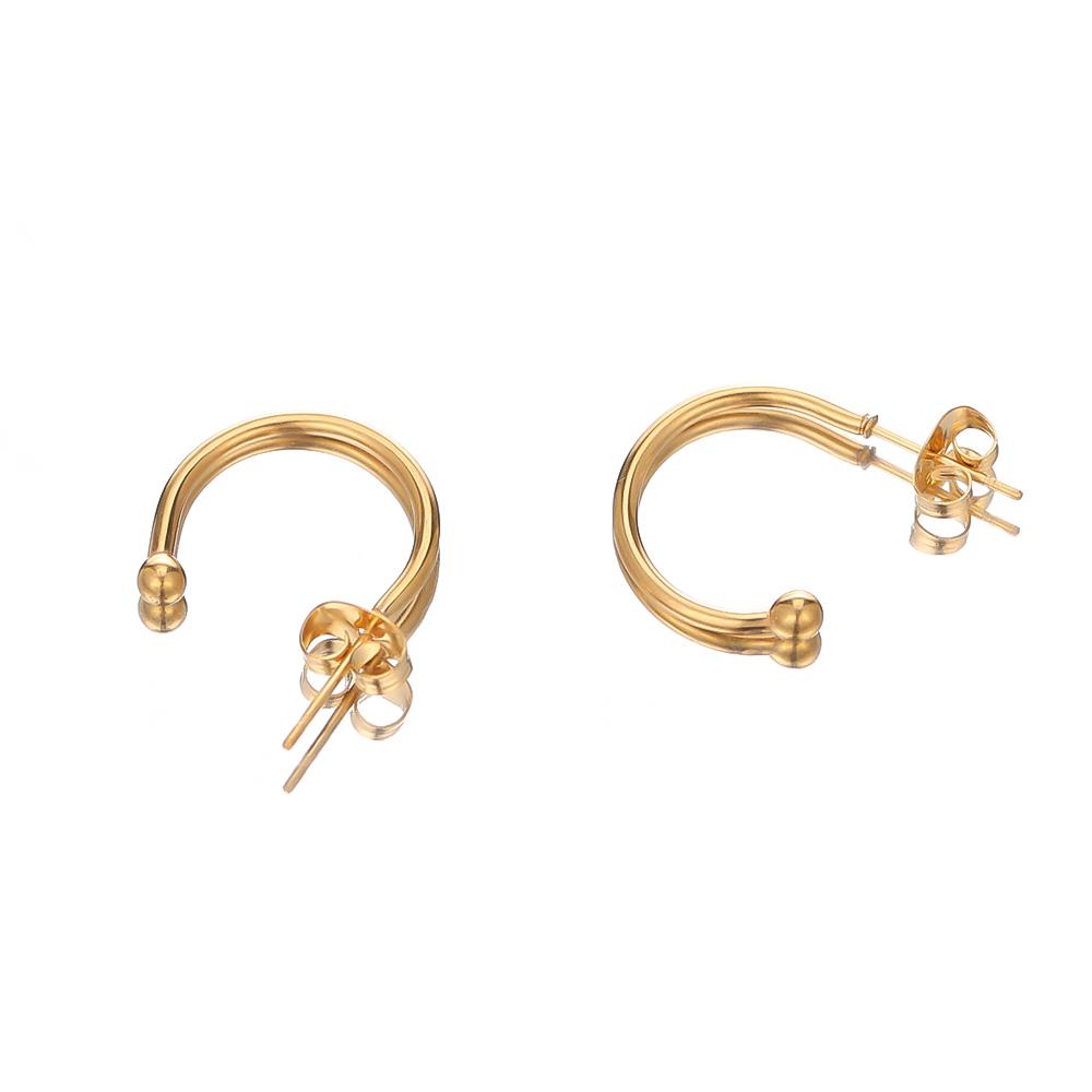 10pcs Stainless Steel Ear Wire Earring Hooks Connector for DIY Jewelry Making Accessories Crafts Dangle Hoop Earrings Components