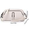 Waterproof Commute Shoulder Bag PU Leather Messenger Bag Portable Crossbody Bag  Students
