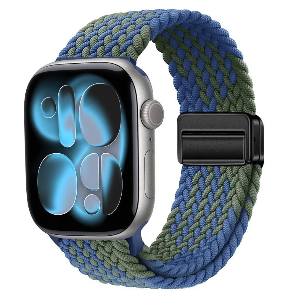 Nylon Strap for Apple Watch 11 10 46mm 42mm/Ultra 3 2 1 49mm Magnetic buckle Wristband iWatch 9 8 7 6 5 4 SE 45mm 44mm 41mm 40mm