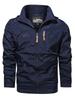2025 Men's Windproof Waterproof Hooded Outdoor Jacket with Custom Logo Option