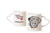 Stabyhoun, Stabijhoun, Fryske Stabij - Cup with a Dog, Adorable Cup with a Heart-shaped Handle, Universal Gift from the Brand