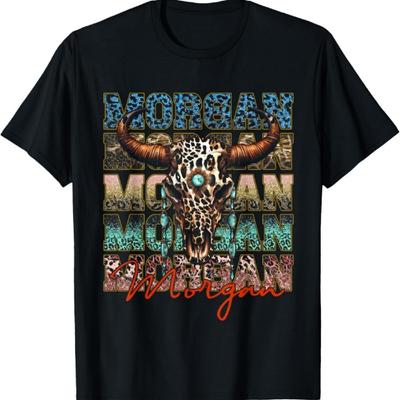 I Love Morgan Proud Name Retro Vintage Apparel For Lovers T-Shirt