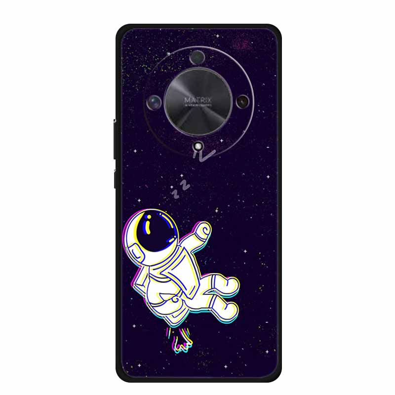 Gift Phone Cases for Honor X9a TPU Soft Silicone Back Cover for Huawei Honor X9 X 9A Funda Honor X9b X 9 a b Coque Spaceman Moon