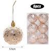 Christmas Gift Christmas Decoration Ball Electroplated Xmas Tree Hanging Ornaments