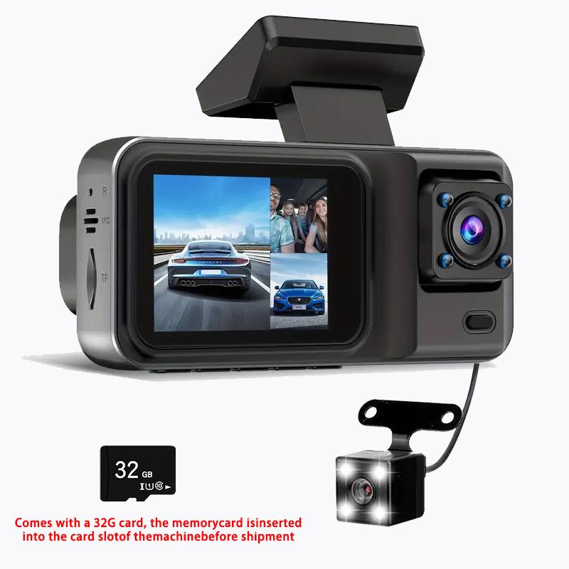 High-definition 1080P Car Recorder, Optional 32G Memory Card, Optional Rear Third Camera