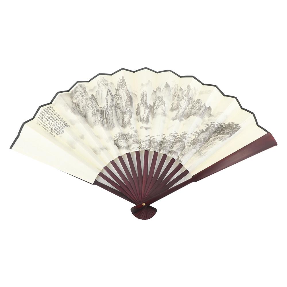 Photo Prop Tool Chinese Style Wedding Party Handle Hand Fan Home Decoration Folding Fan Fan Crafts