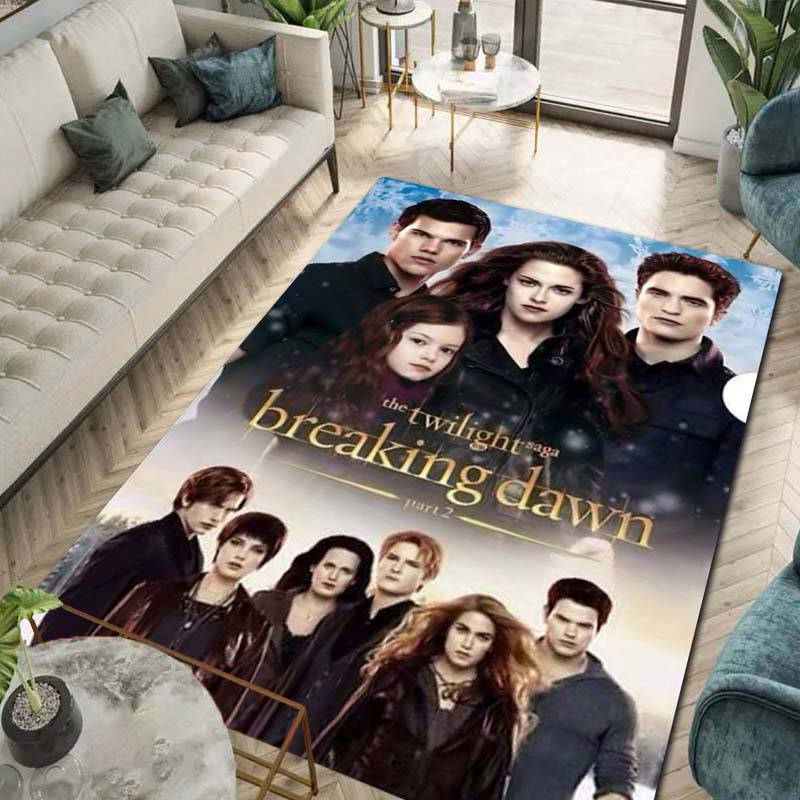 

2026 new model classic movie The Twilight Saga printed carpet flannel home living room bedroom decoration office anti slip rug 40x60cm