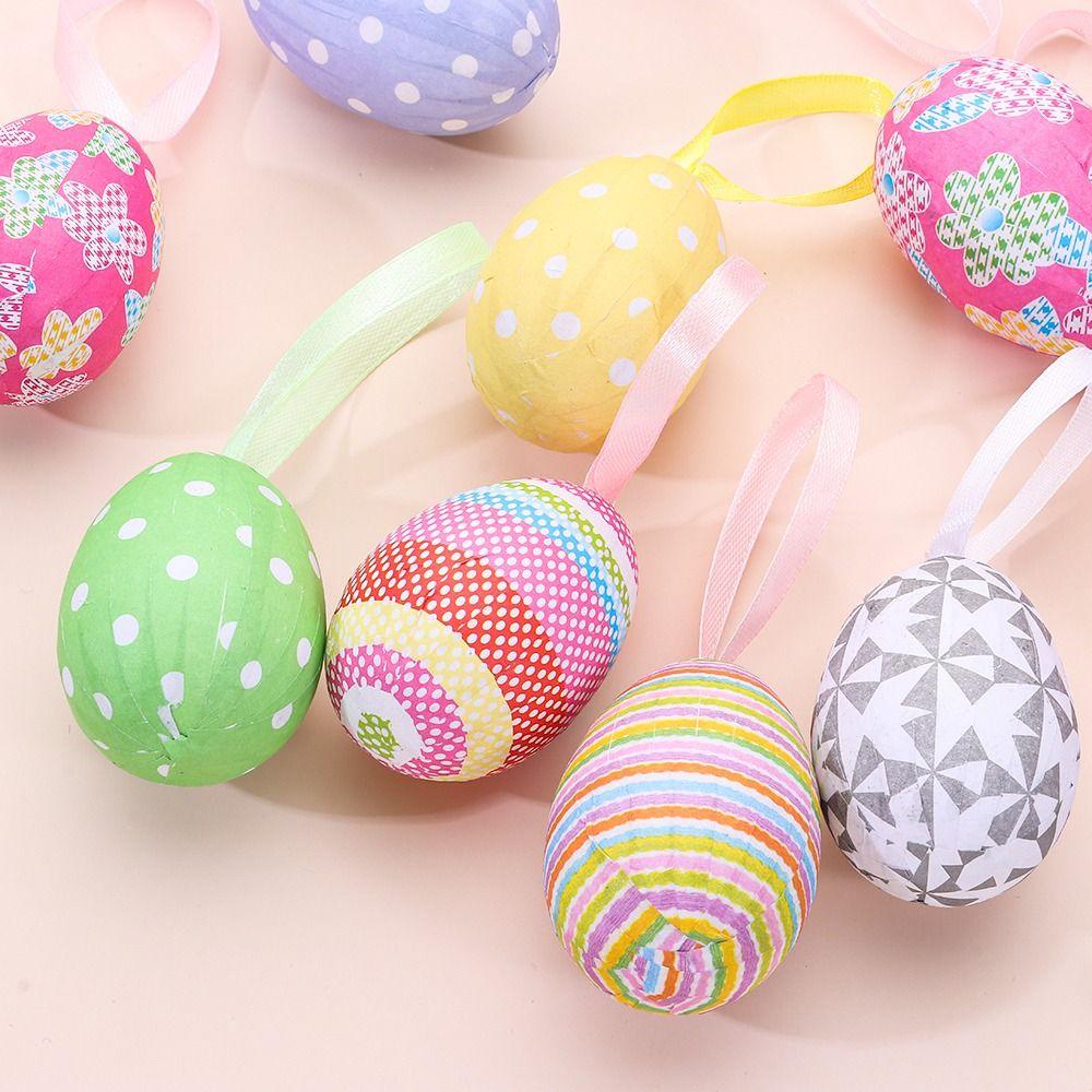 Buy 12PCS Wedding Party Decoration Holiday Supplies Hanging Ornament Easter  Eggs Happy Easter Foam Eggs at affordable prices — free shipping, real  reviews with photos — Joom, image size:1000x1000
