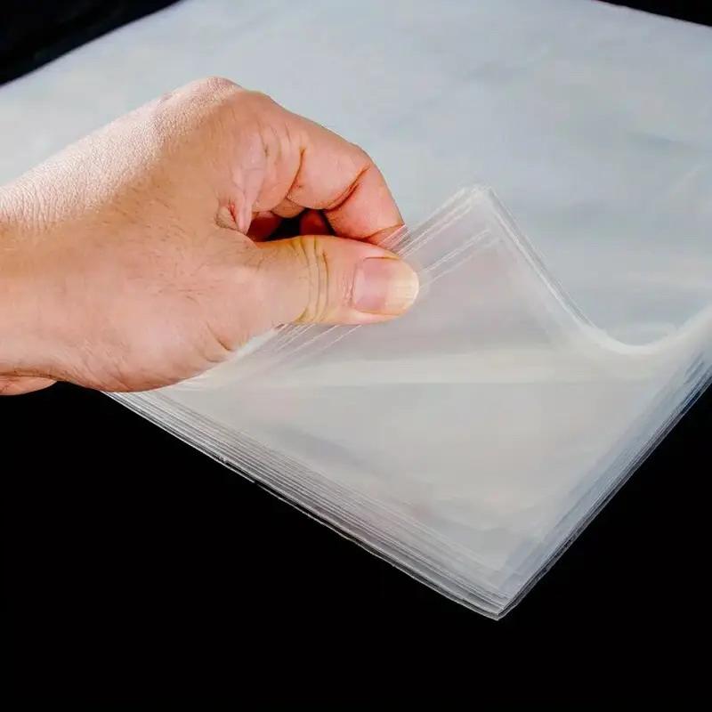 3/5/10 Stück Vinyl-Schallplatten-Aufbewahrungstaschen Doppelte Öffnung Drei Schichten 12 Zoll LP Schallplattenhülle Zwei-Wege-Öffnung Albumschutzhülle