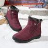 Women's Waterproof Snow Boots - Non-Slip, Warm, Plus Size 44 Outdoor Cotton Shoes