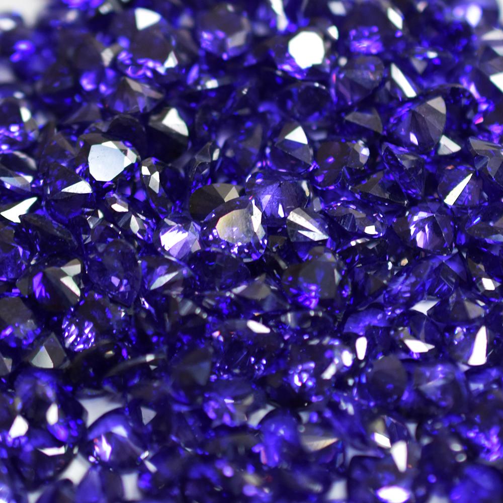 15 Pcs Natural Purple Sapphire Heart Cut 6×6 mm Lot Loose Gemstone